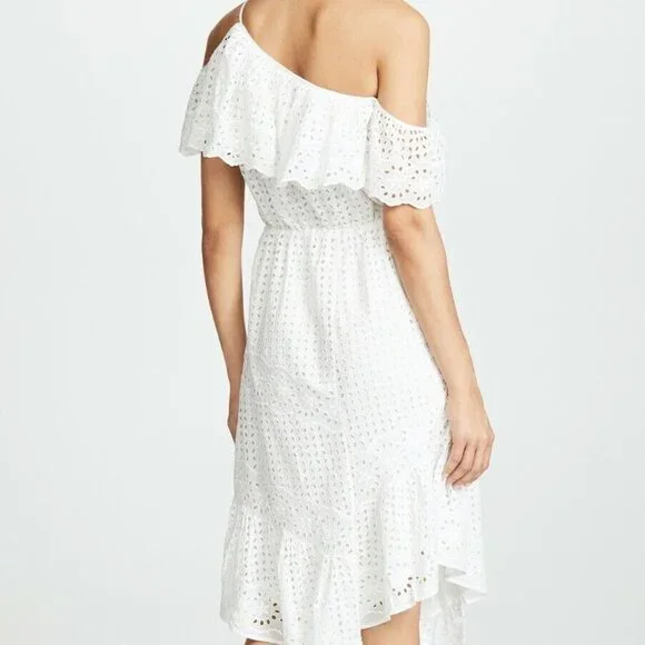Joie Porcelain Corynn Eyelet Dress